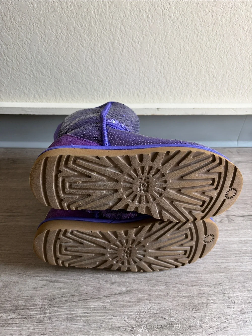UGG Purple Plush Lined Boots